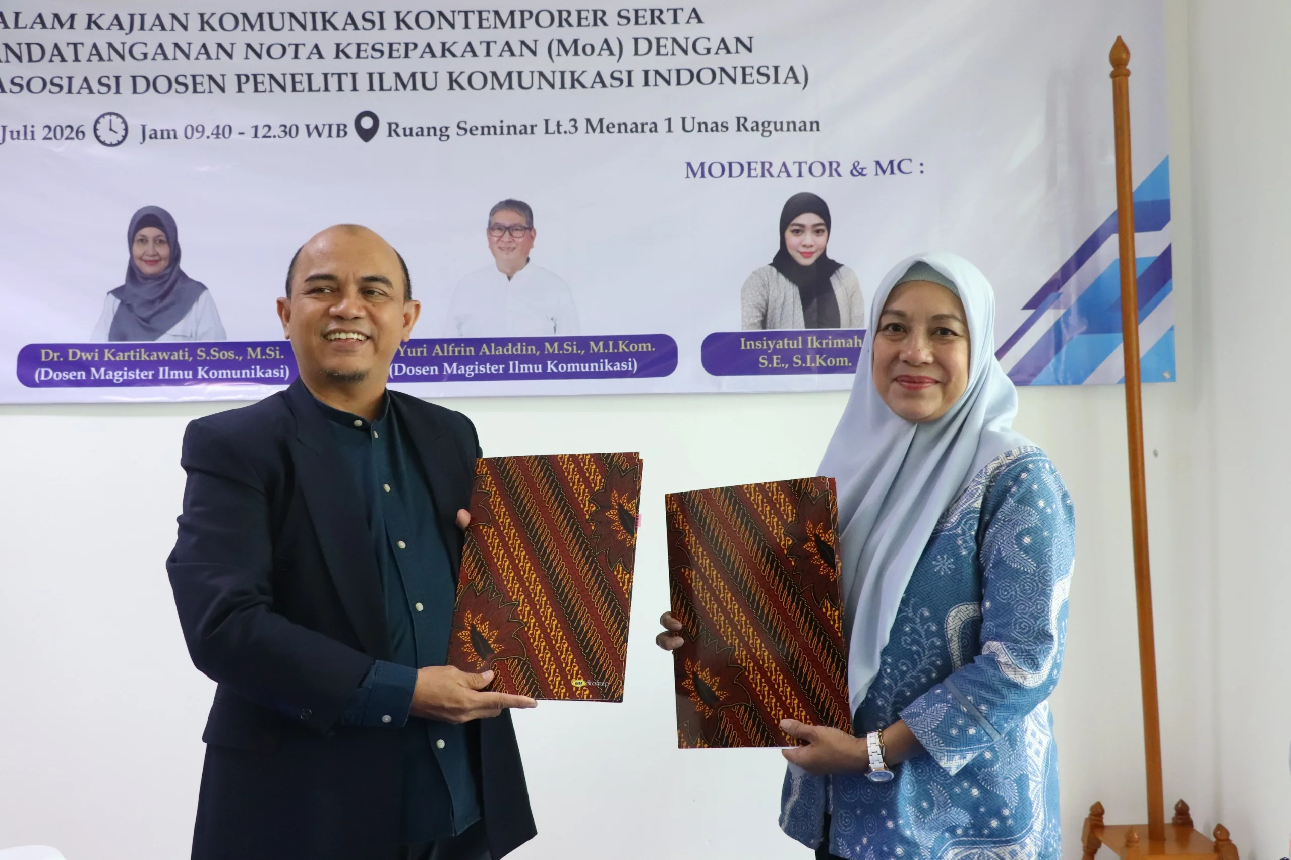 Kolaborasi ADPIKI dan Magister Ilmu Komunikasi UNAS Dukung Kegiatan Akademik