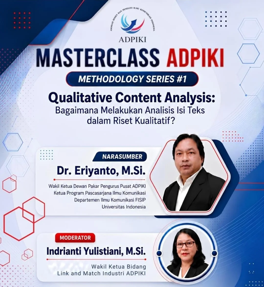 ADPIKI Perkuat Kompetensi Peneliti melalui Masterclass Analisis Isi Kualitatif